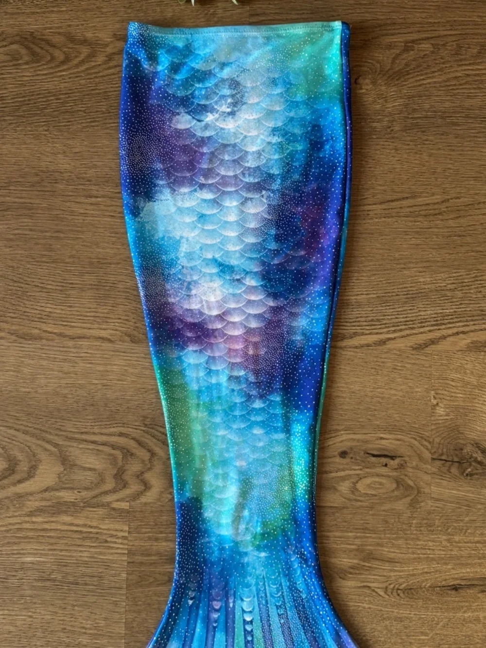 Fin Fun Limited Edition Mermaid Tail Youth Small (6) Blue Purple Swimmable Costu